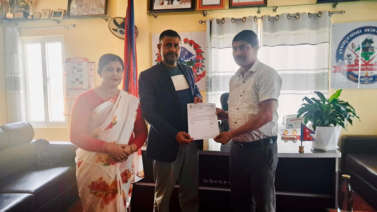 ठाकुरबाबा आधारभूत नगर अस्पतालको अध्यक्षमा भावुक