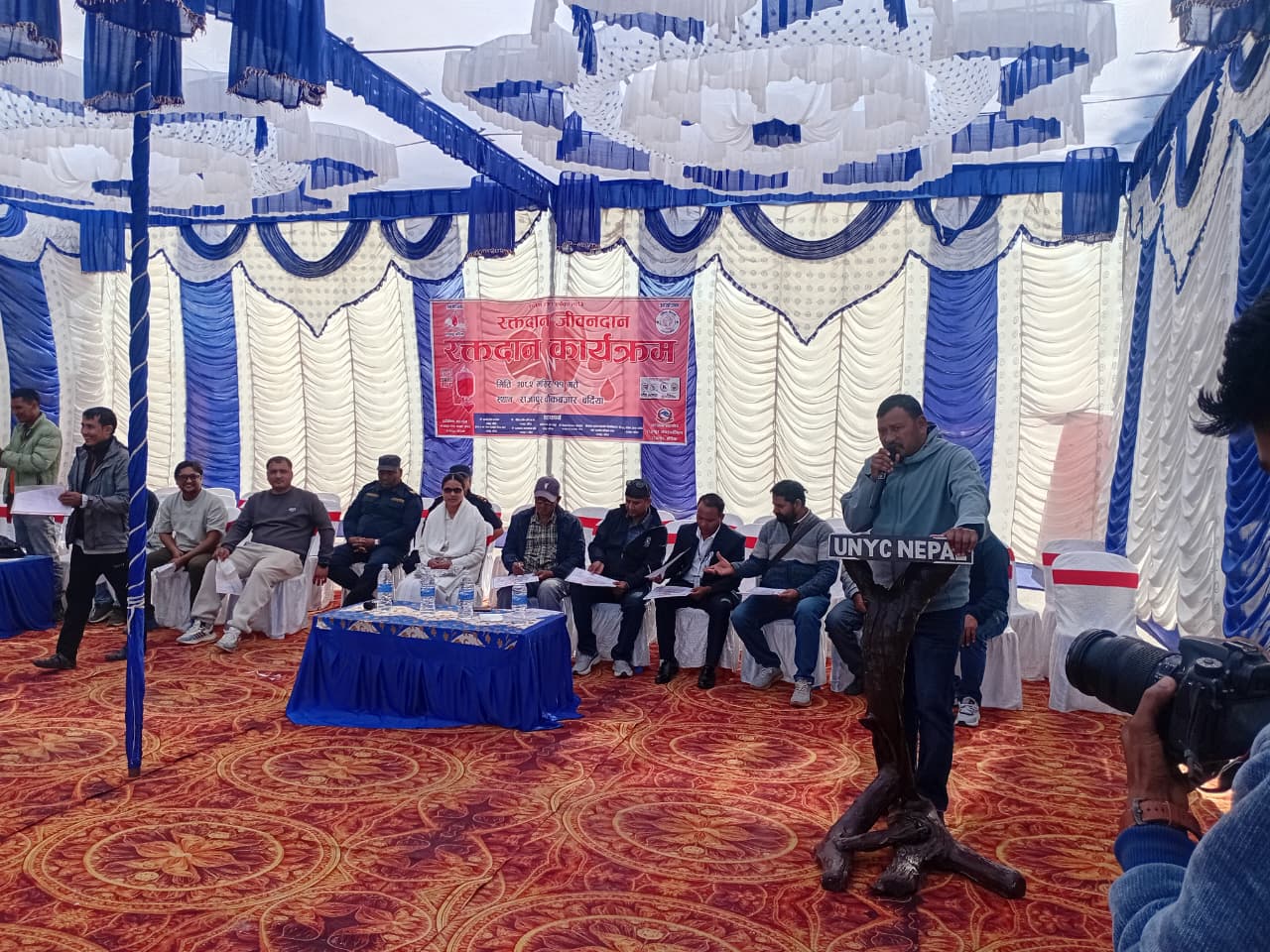 बर्दियाको राजापुरमा ६३ पिन्ट रगत संकलन 