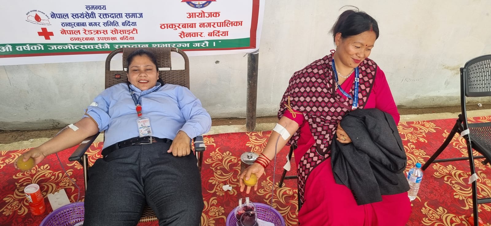 नगरपालिकाको स्थापना दिवसको अवसरमा बृहत रक्तदान कार्यक्रम