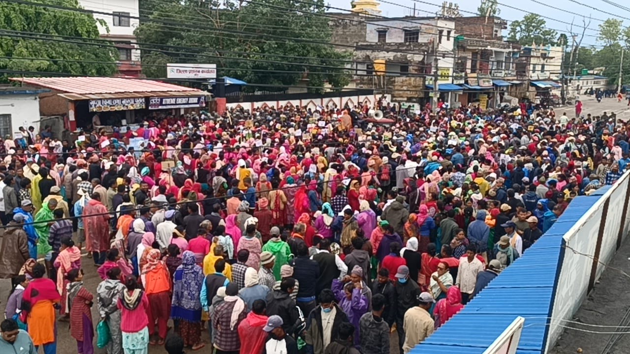 बर्दियाका भूमिहिन् सुकुम्बासीहरू आन्दोलित